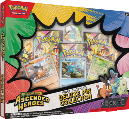 Pokémon TCG: Ascended Heroes First Partners Deluxe Pin Collection