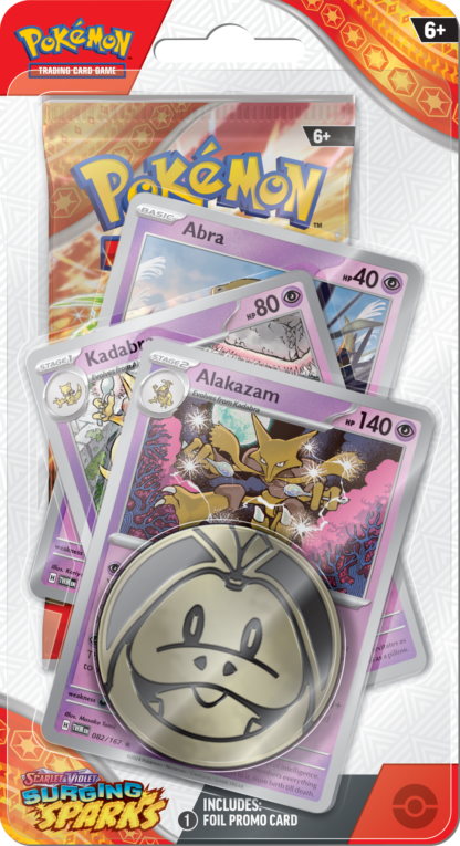 Pokémon TCG: Surging Sparks Alakazam Premium Blister