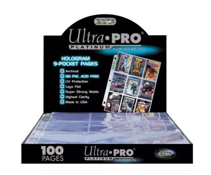 UltraPRO: Platinum stránkové obaly na 9 karet